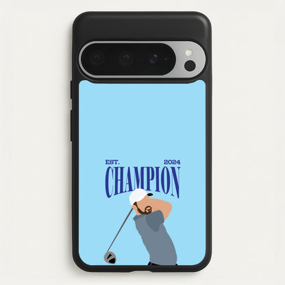 Schauffele Champion 2024  - Golf Phone Case for Google Pixel 9 Pro XL