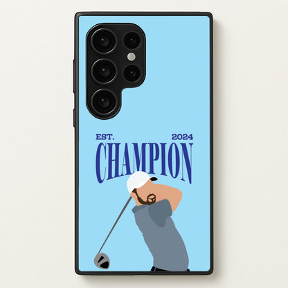 Schauffele Champion 2024  - Golf Phone Case for Galaxy S24 Ultra
