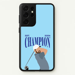 Schauffele Champion 2024  - Golf Phone Case for Galaxy S21 Ultra
