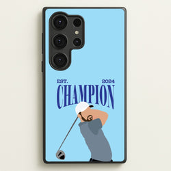 Schauffele Champion 2024  - Golf Phone Case for Galaxy S25 Ultra