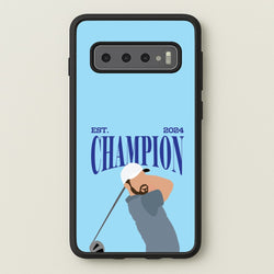 Schauffele Champion 2024  - Golf Phone Case for Galaxy S10 Plus