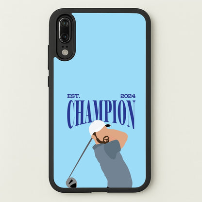 Schauffele Champion 2024  - Golf Phone Case for Huawei P20
