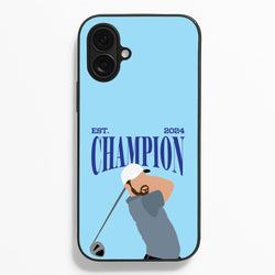 Schauffele Champion 2024  - Golf Phone Case for iPhone 16 Plus