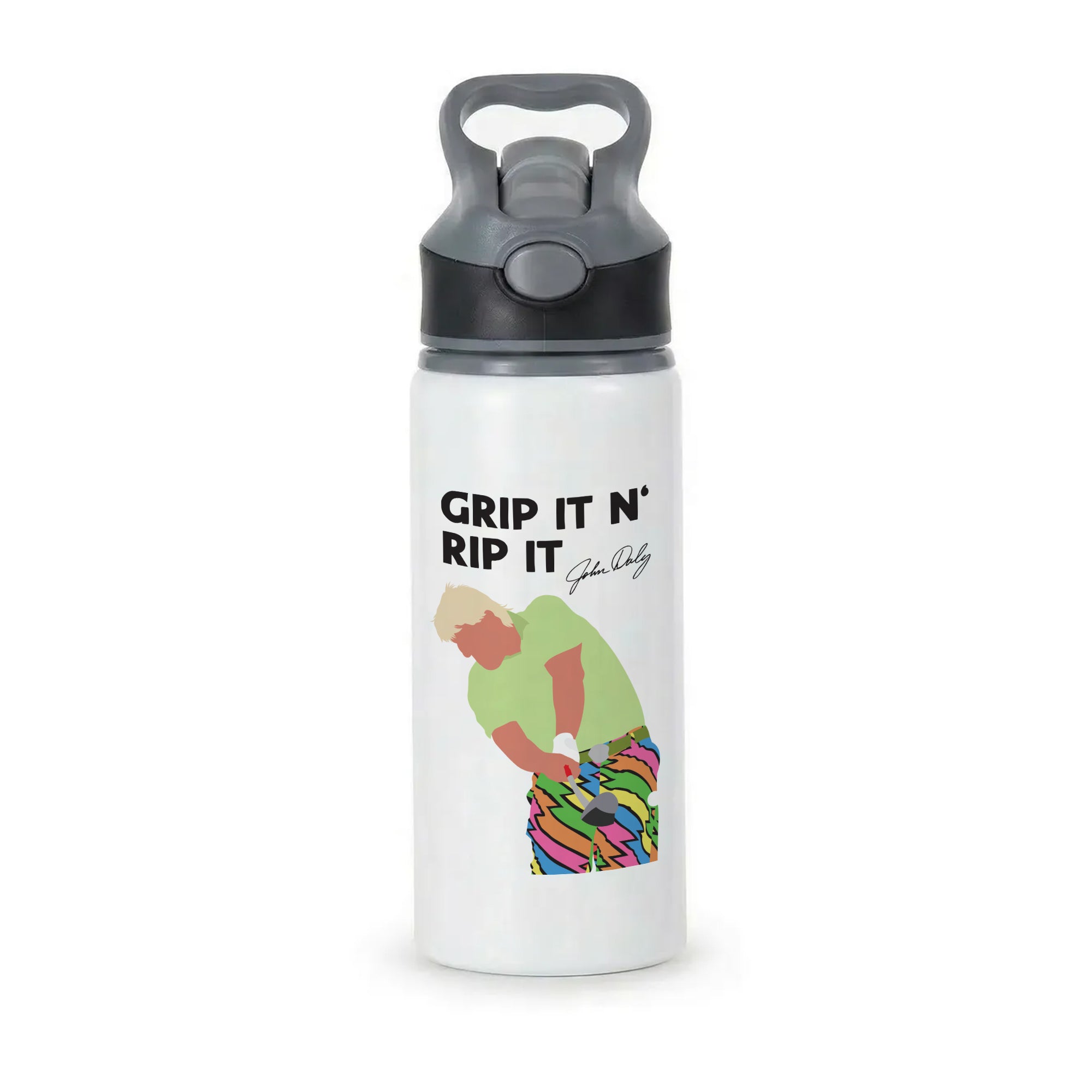 Grip It N Rip It  Active Water Bottle - Black