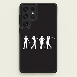Golf Silhouettes  - Golf Phone Case for Galaxy S22 Ultra