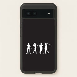 Golf Silhouettes  - Golf Phone Case for Google Pixel 7a