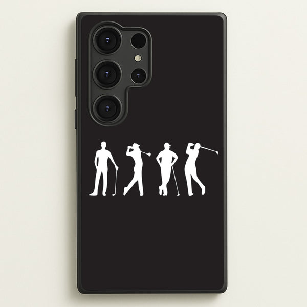 Golf Silhouettes  - Golf Phone Case for Galaxy S25 Ultra