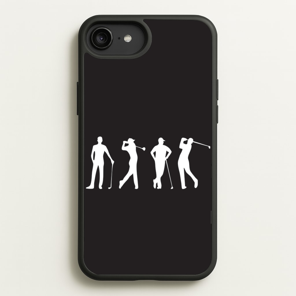 Golf Silhouettes  - Golf Phone Case for iPhone 6 Plus / 7 Plus / 8 Plus