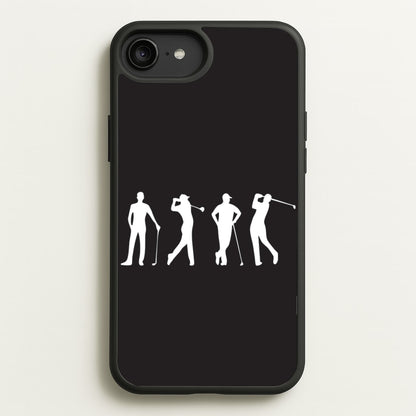 Golf Silhouettes  - Golf Phone Case for iPhone 6 Plus / 7 Plus / 8 Plus