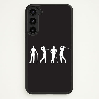 Golf Silhouettes  - Golf Phone Case for Galaxy S23 Plus