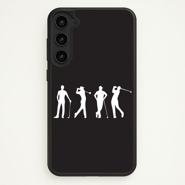 Golf Silhouettes  - Golf Phone Case for Galaxy S23 Plus