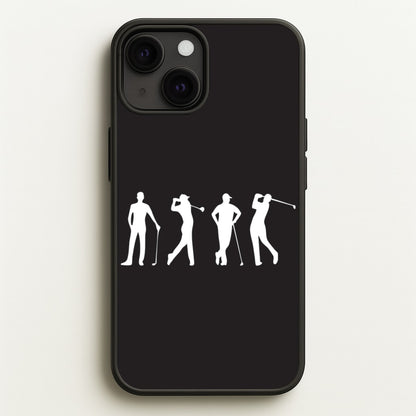Golf Silhouettes  - Golf Phone Case for iPhone 13