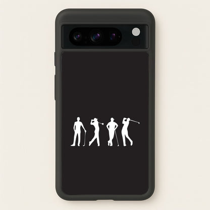 Golf Silhouettes  - Golf Phone Case for Google Pixel 8 Pro