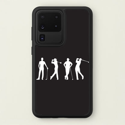 Golf Silhouettes  - Golf Phone Case for Galaxy S20 Ultra