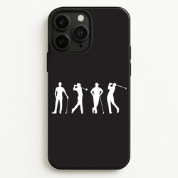 Golf Silhouettes  - Golf Phone Case for iPhone 11 Pro Max