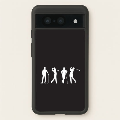 Golf Silhouettes  - Golf Phone Case for Google Pixel 8
