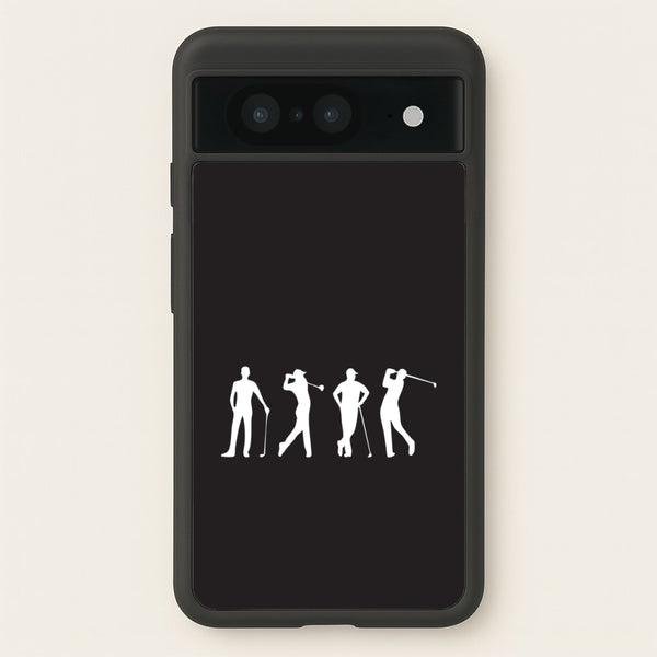 Golf Silhouettes  - Golf Phone Case for Google Pixel 8