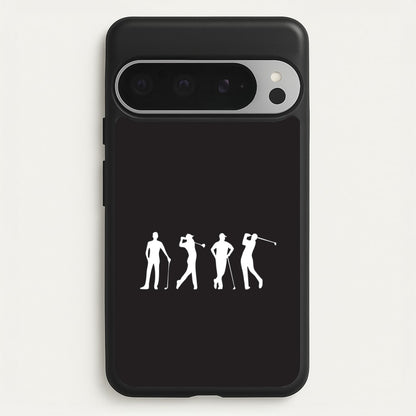 Golf Silhouettes  - Golf Phone Case for Google Pixel 9 Pro XL