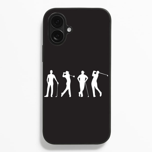 Golf Silhouettes  - Golf Phone Case for iPhone 16 Plus