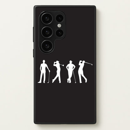 Golf Silhouettes  - Golf Phone Case for Galaxy S24 Ultra