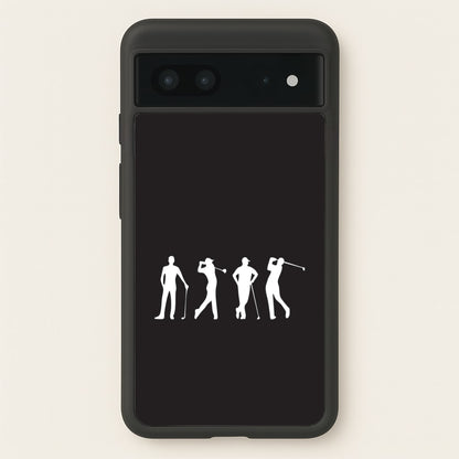 Golf Silhouettes  - Golf Phone Case for Google Pixel 7