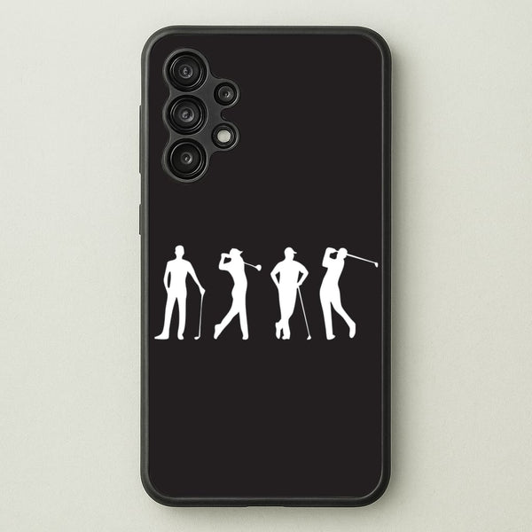 Golf Silhouettes  - Golf Phone Case for Galaxy A13