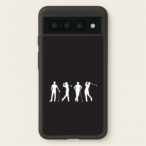 Golf Silhouettes  - Golf Phone Case for Google Pixel 7 Pro