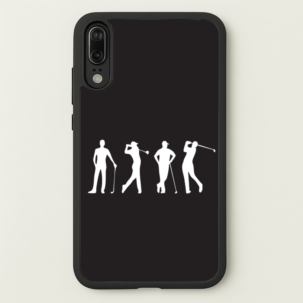Golf Silhouettes  - Golf Phone Case for Huawei P20