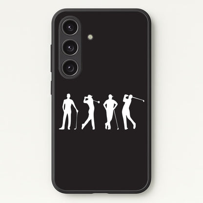 Golf Silhouettes  - Golf Phone Case for Galaxy S24 Plus