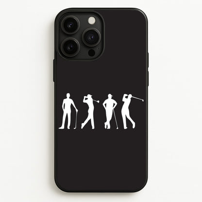 Golf Silhouettes  - Golf Phone Case for iPhone 13 Pro Max
