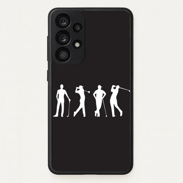 Golf Silhouettes  - Golf Phone Case for Galaxy A53