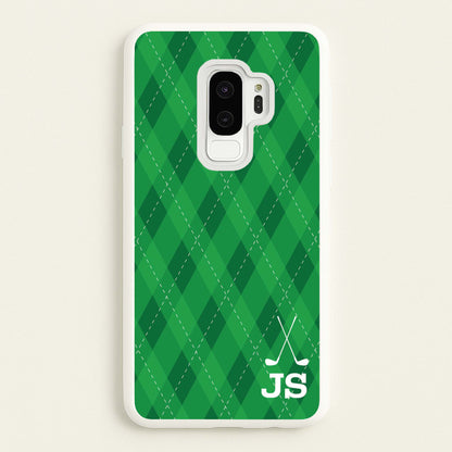 Personalised Golf Pattern  - Golf Phone Case for Galaxy S9 Plus