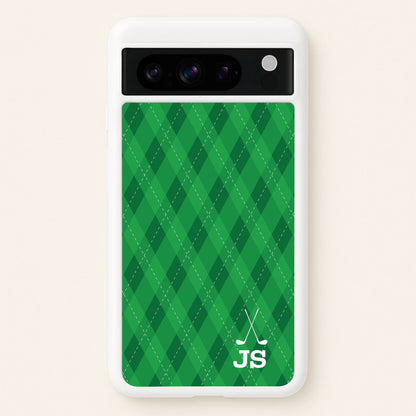 Personalised Golf Pattern  - Golf Phone Case for Google Pixel 8 Pro