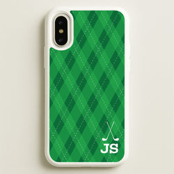 Personalised Golf Pattern  - Golf Phone Case for iPhone X / XS