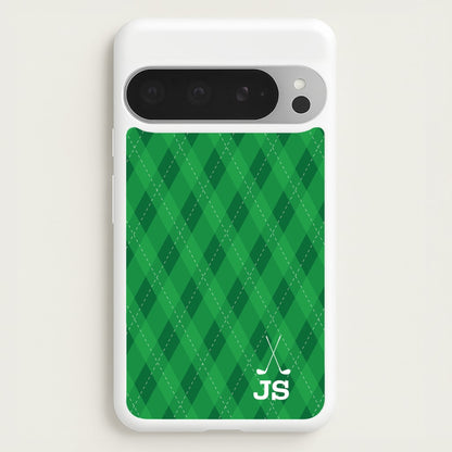 Personalised Golf Pattern  - Golf Phone Case for Google Pixel 9 Pro XL
