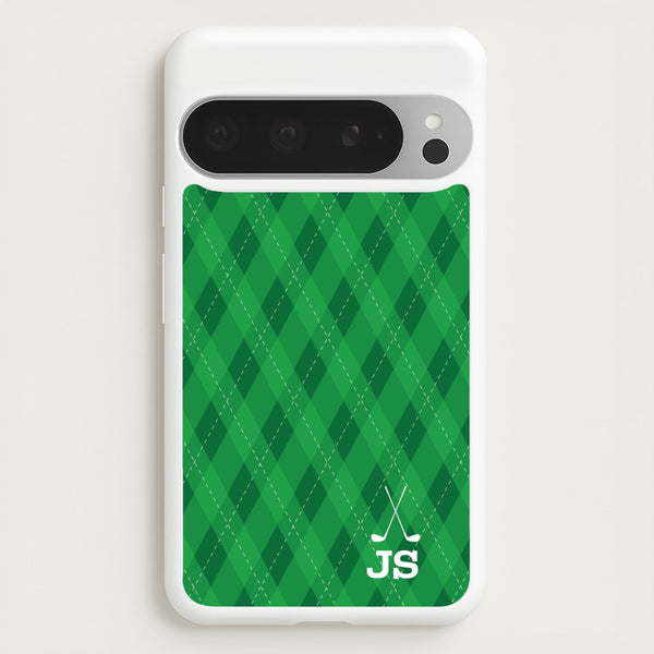 Personalised Golf Pattern  - Golf Phone Case for Google Pixel 9 Pro XL