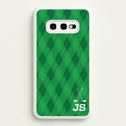 Personalised Golf Pattern  - Golf Phone Case for Galaxy S10e