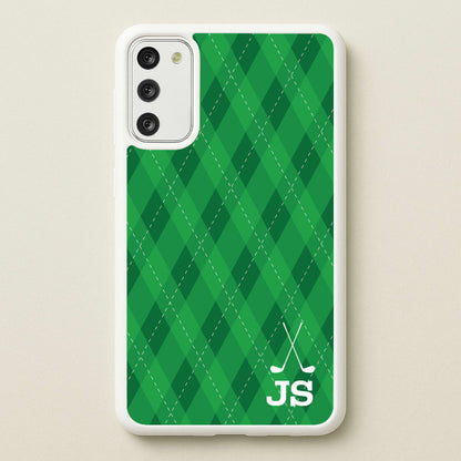 Personalised Golf Pattern  - Golf Phone Case for Galaxy S20