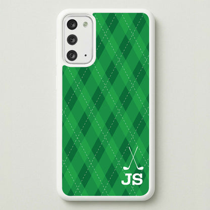 Personalised Golf Pattern  - Golf Phone Case for Galaxy Note 20