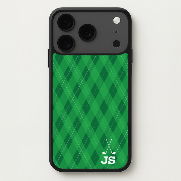 Personalised Golf Pattern Phone Case for iPhone 17 Pro