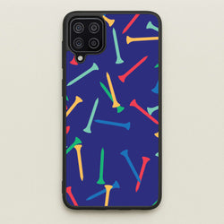 Golf Tees Pattern  - Golf Phone Case for Galaxy A12