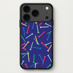 Golf Tees Pattern Phone Case for iPhone 17 Pro Max