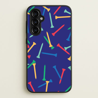 Golf Tees Pattern  - Golf Phone Case for Galaxy A54