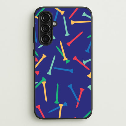 Golf Tees Pattern  - Golf Phone Case for Galaxy A16