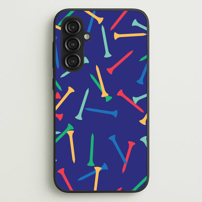 Golf Tees Pattern  - Golf Phone Case for Galaxy S23FE