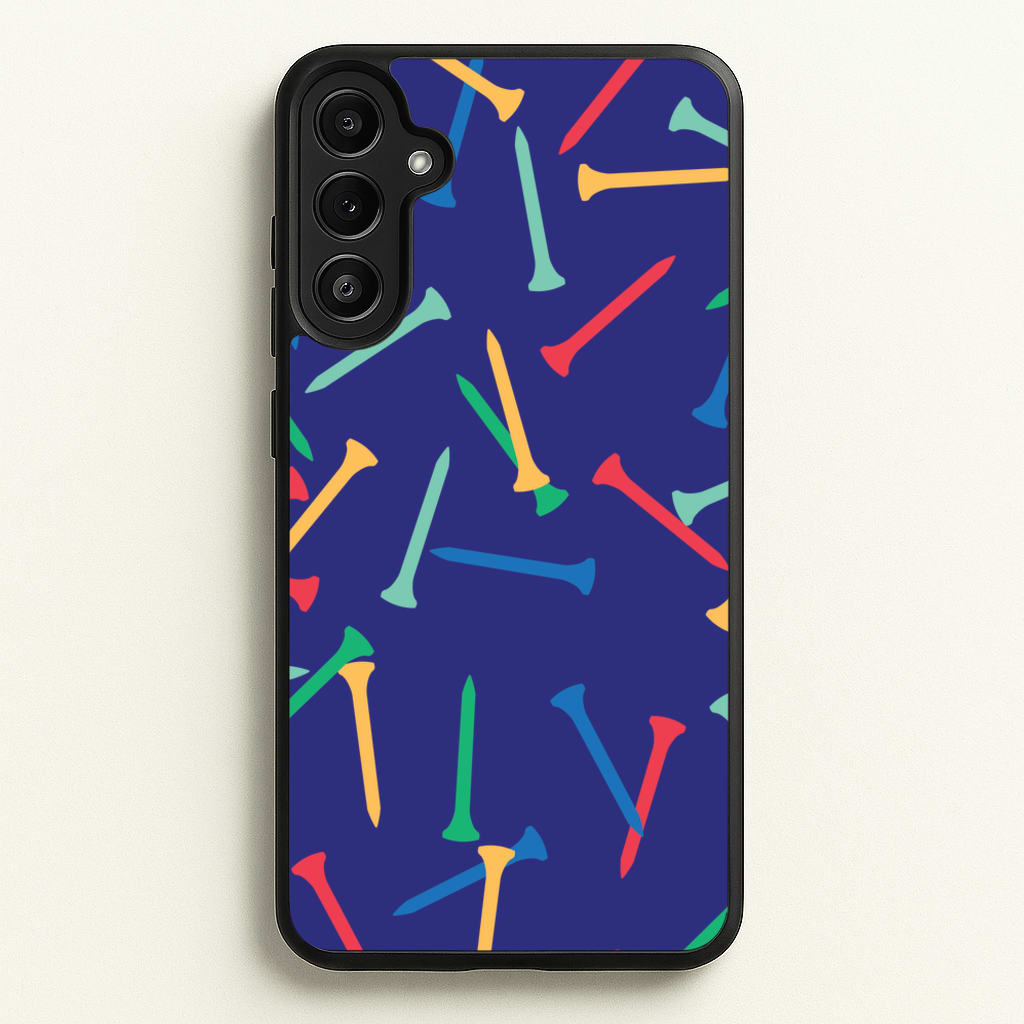 Golf Tees Pattern  - Golf Phone Case for Galaxy A36