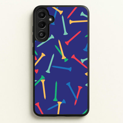 Golf Tees Pattern  - Golf Phone Case for Galaxy A36