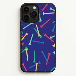 Golf Tees Pattern  - Golf Phone Case for iPhone 11 Pro