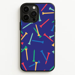 Golf Tees Pattern  - Golf Phone Case for iPhone 13 Pro Max
