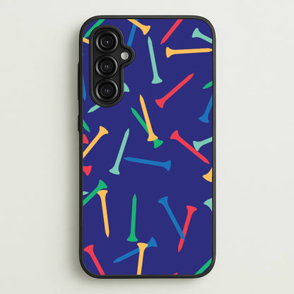 Golf Tees Pattern  - Golf Phone Case for Galaxy A14